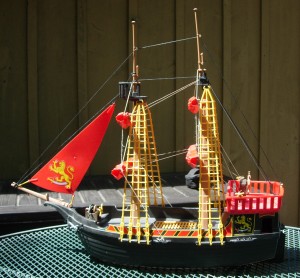 Playmobil U CHOOSE Pirate ship boat parts Main Mast Pole Rigging ropes bowsprit 